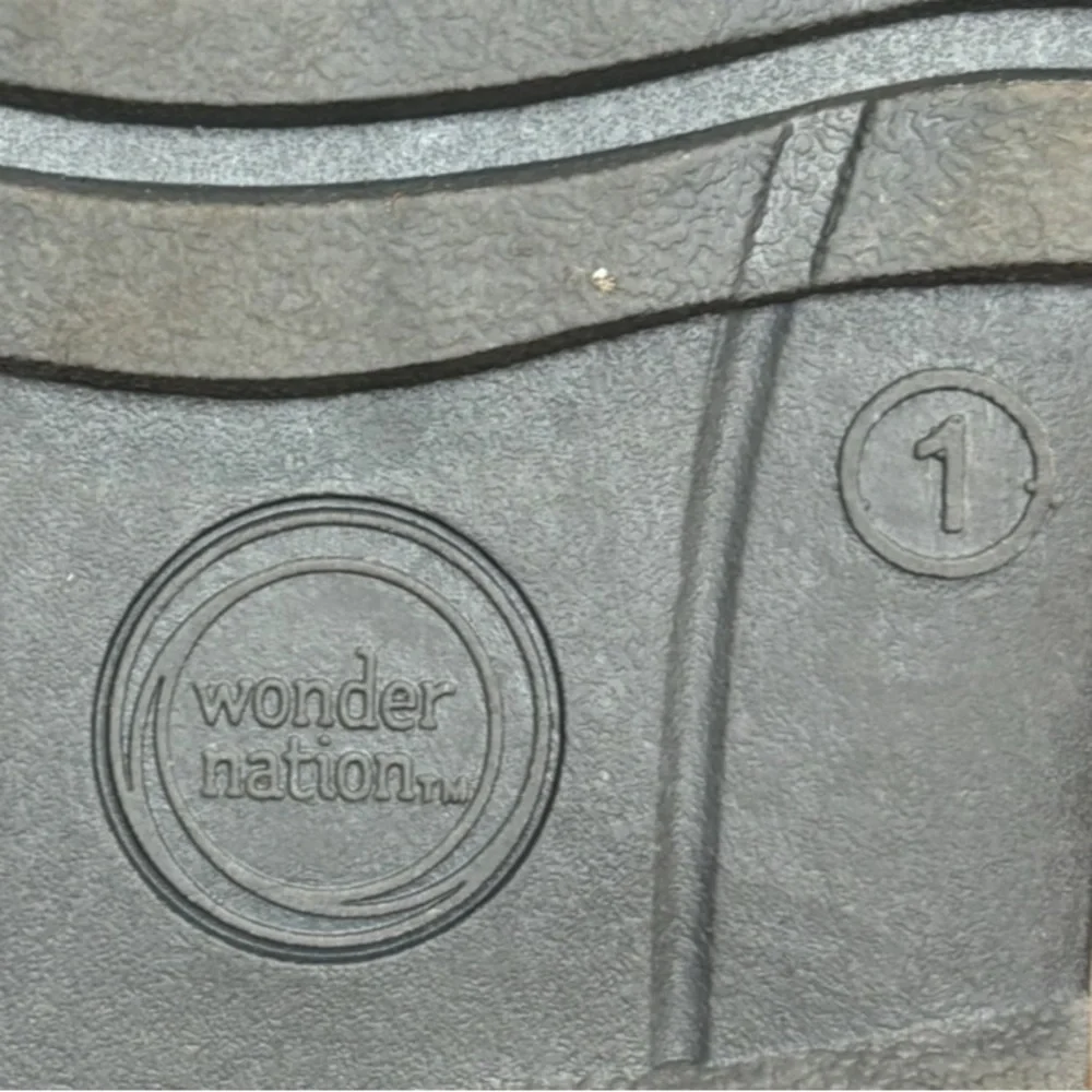 Wonder Nation Temp Rated Water Resistant Blue & Orange Winter Duck Boot Size 1